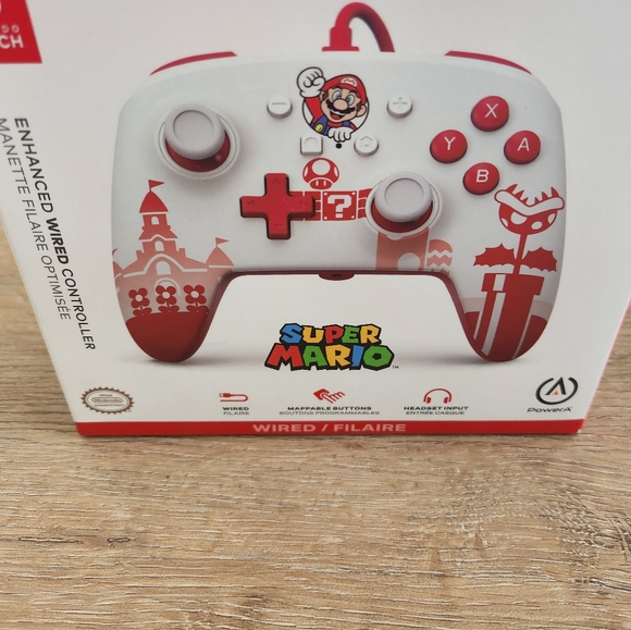 Nintendo Switch Super Mario Wired Filaire Controller - Picture 2 of 5